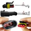 1/2/3/4 Pin Waterproof Connector Kit Electrical Wire Connector Plug  Truck Wiring