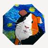 1pc Guinea Pig Print Automatic Open/Close Umbrella, Lightweight for Women/Men, Perfect Gift - for Everyday or Holiday Eventsyy251127081
