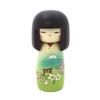 Kreative Kokeshi-Puppe „Sonniger Tag in Japan“ von Masayoshi Fujikawa, Gewinner des Premierministerpreises, Hergestellt in Japan, Holzornament, Berg Fuji, Bl