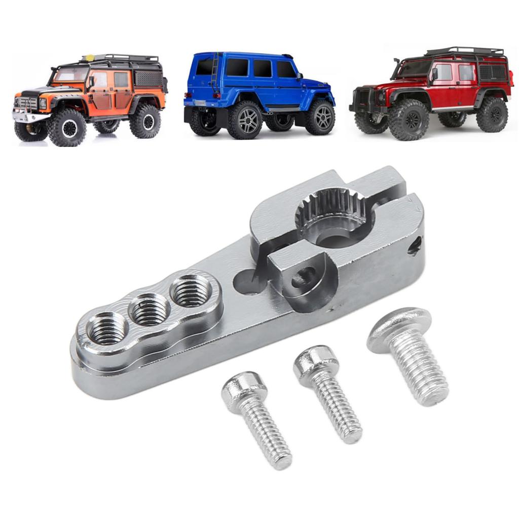 25T Servo Horn   3 Holes Aluminium Alloy Servo Horns Steering Arms for 1Celsius10 RC Car Upgrade Parts
