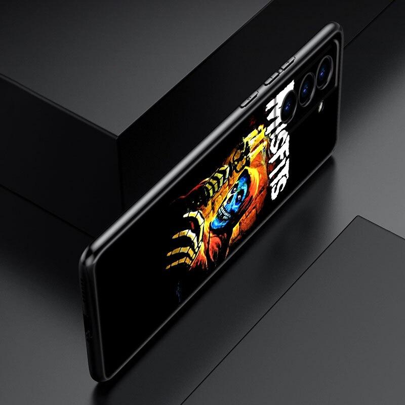 The Misfits Glenn Danzig Phone Case For Samsung Galaxy S20 S21 FE S22 Ultra S10 Lite S10E S9 S8 Plus S7 Edge Soft Black Cover