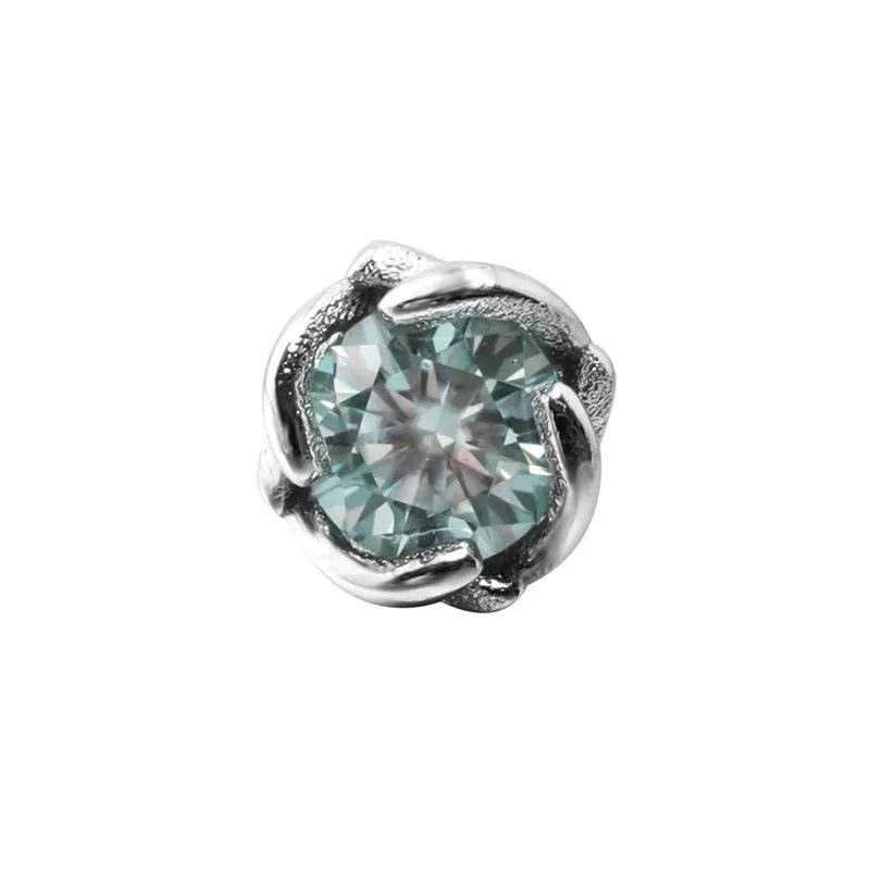 Zircon Romantic Rose Stud Earrings - Hip Hop Style, Versatile & Unique Design