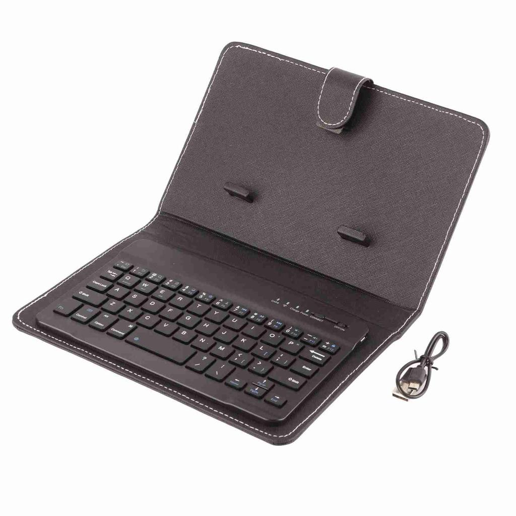 Universal Wireless Bluetooth Keyboard Flip Case Cover with Stand for IOS  Android Phones