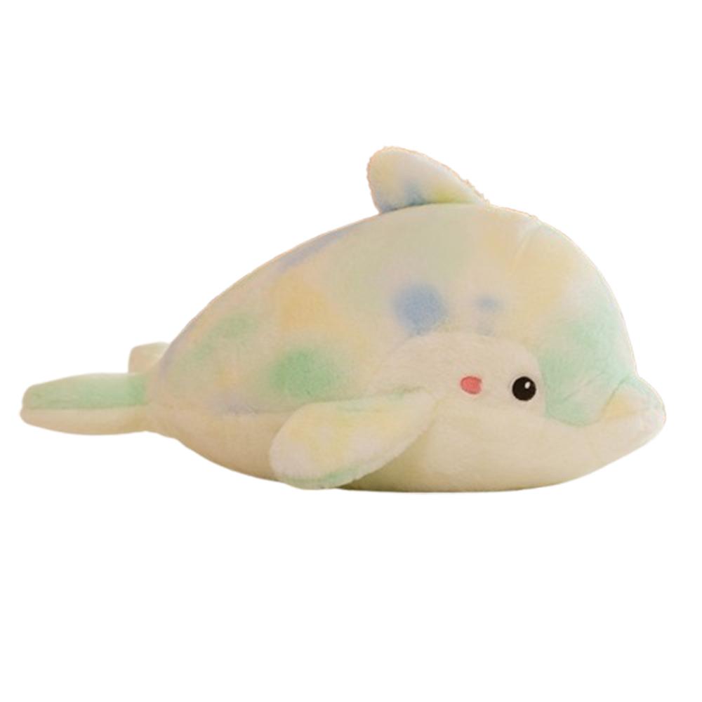 

Cartoon Colorful Dolphin Plush Doll Soft Animal Plush Pillow Festival Party Decor