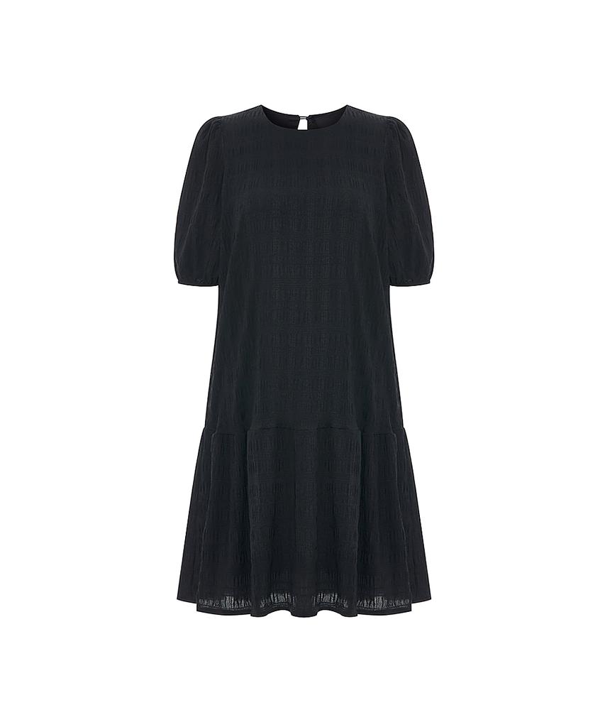 Page Flynn Puff Ruffled Wrinkle Dress_P6Bop035C