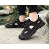 Men's Shoes Summer Beach Hole Wading Shoes Rotating Button Sandals Men's Casual Shoes Hollow Outdoor Shoes