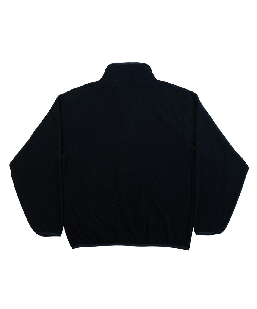 Seleodeilejeokeulleob Leisure Terry Fleece Half Zip-Up Sweater(Unisex) - Navy & Ivory