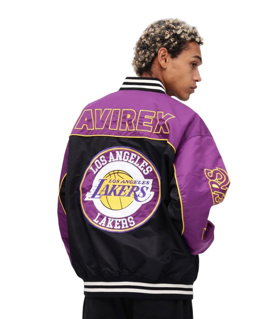 NBA NYLON JACKET M 080 Purple [Avirex] Men's 783-5152010