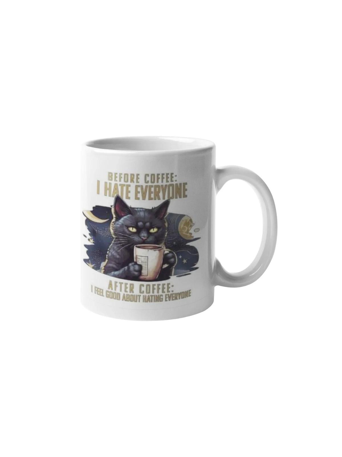 Cat Hate Funny Coffee Mug People Grumpy Drink Know Things 11oz S
