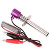 6V  24V Electronic Glow Plug Starter Igniter Fit for Nitro RC Car Engine (Purple)
