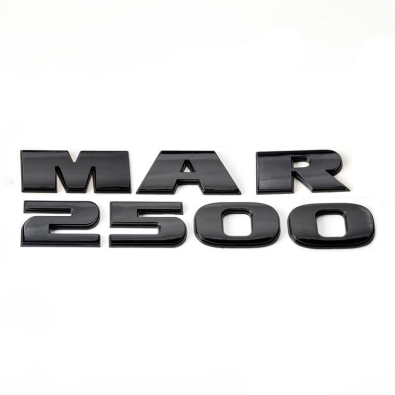 Znak na kufr auta Odznak Nálepka na dveře Logo Nálepka na bok karoserie pro Challenger R-A-M 1500/2500/3500 Charger Avenger Caliber