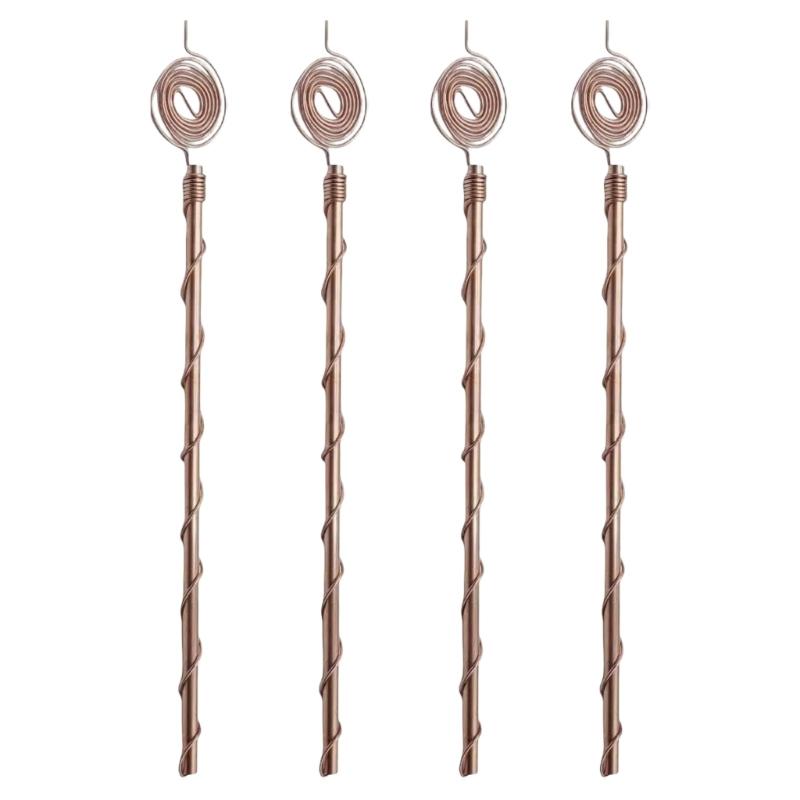 Copper Garden Stakes Coil Electroculture Antennae Plant Pile For Strong Plant And Better Nutrient Uptaking