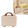 14in Cosmetic Box Suitcase Design Vintage   Large Capacity Portable ABS Makeup Bag for Women Girls Travel