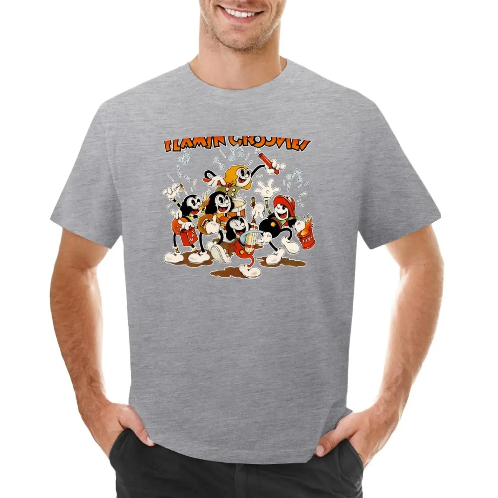 Flamin Groovies Supersnazz TShirt customizeds animal prinfor boys plus sizes Short sleeve tee mens clothing S