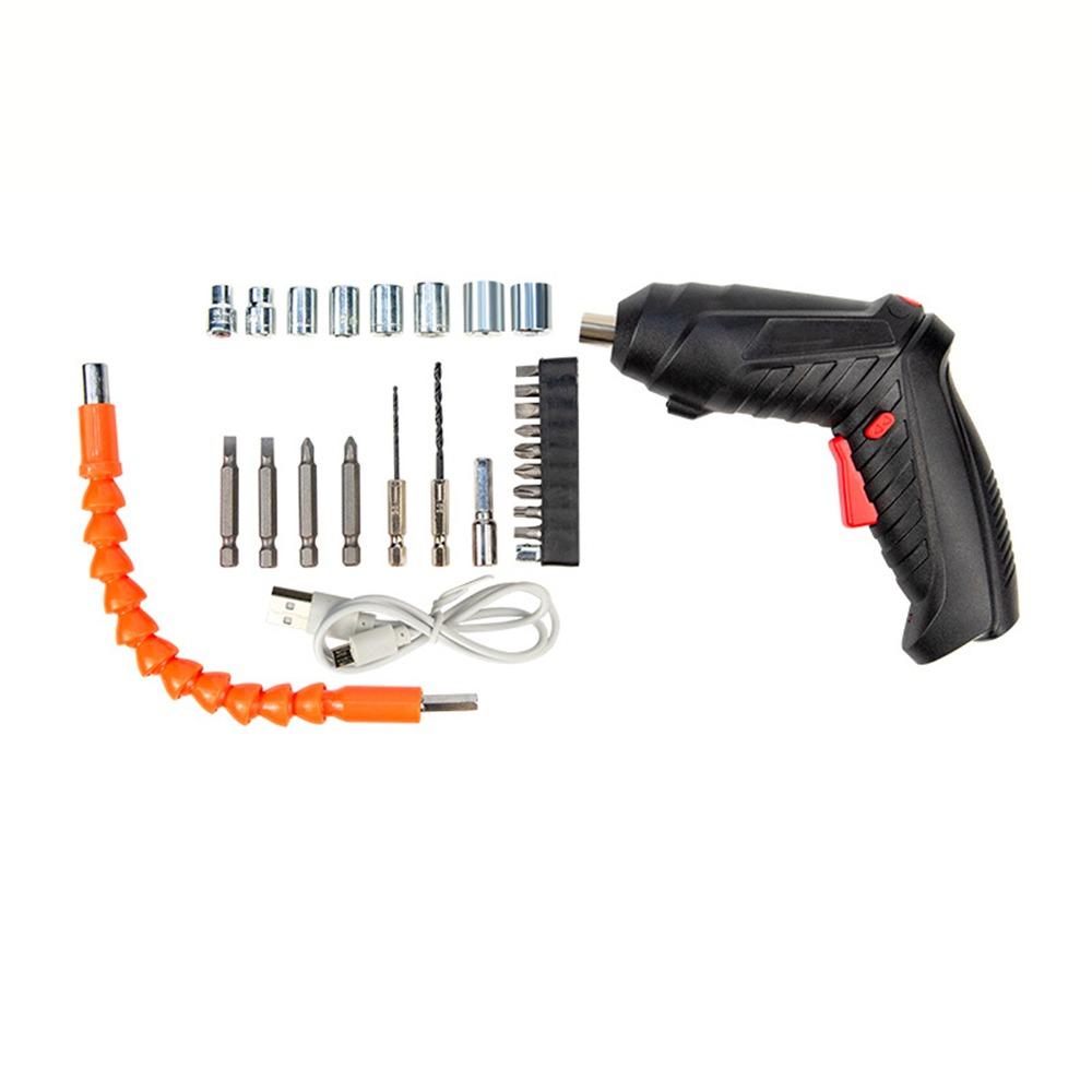 Powerful Impact Electric Screw Driver Set Rotating Handle Cordless Screwdriver  DIY Repairs