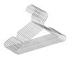 Amber Home Baby Kein Fluoreszierendes Metall Geeignet für 30cm Breite Kleiderbügel, 20er Pack, Silber, Mittel, Kleiderbügel, Elegant, Kinder, Anzüge, T-Shirts, Jacken,