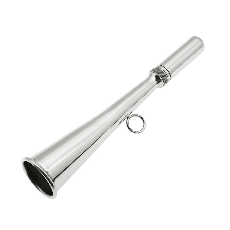ZMFJH Marine Boat Handheld Foghorn Stainless Steel Fog Horn Removable Mouthpiece Accessory Yacht Marine Safety Communication