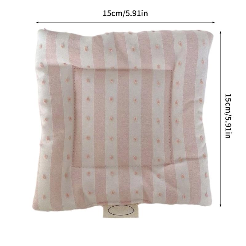 Washable Thick Placemats With Checkered Striped Dot Design Heat Insulation Table Protectors Coasters Small Cushions