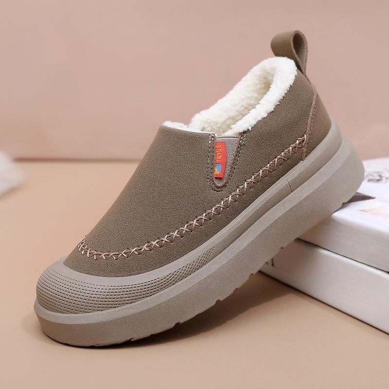 

Женская обувь, Хлопковая обувь, Модная и универсальная, Нескользящие зимние ботинки, Повседневная обувь слипоны 37