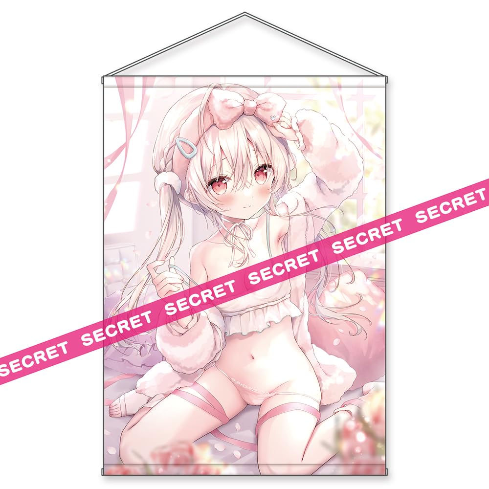

Kadokawa Dengeki Moeoh Ame Tama Con Original Illustration Exciting Home Date Tapestry Approximately 103cm long x wide Polyester Mei-chan s X-Rated