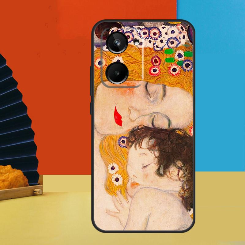 Gustav Klimt Kiss Art For Realme 15 Pro 10 11 12 13 14 Pro Plus GT6 GT7 C51 C53 C55 C61 C63 C65 C67 C71 C75 Case