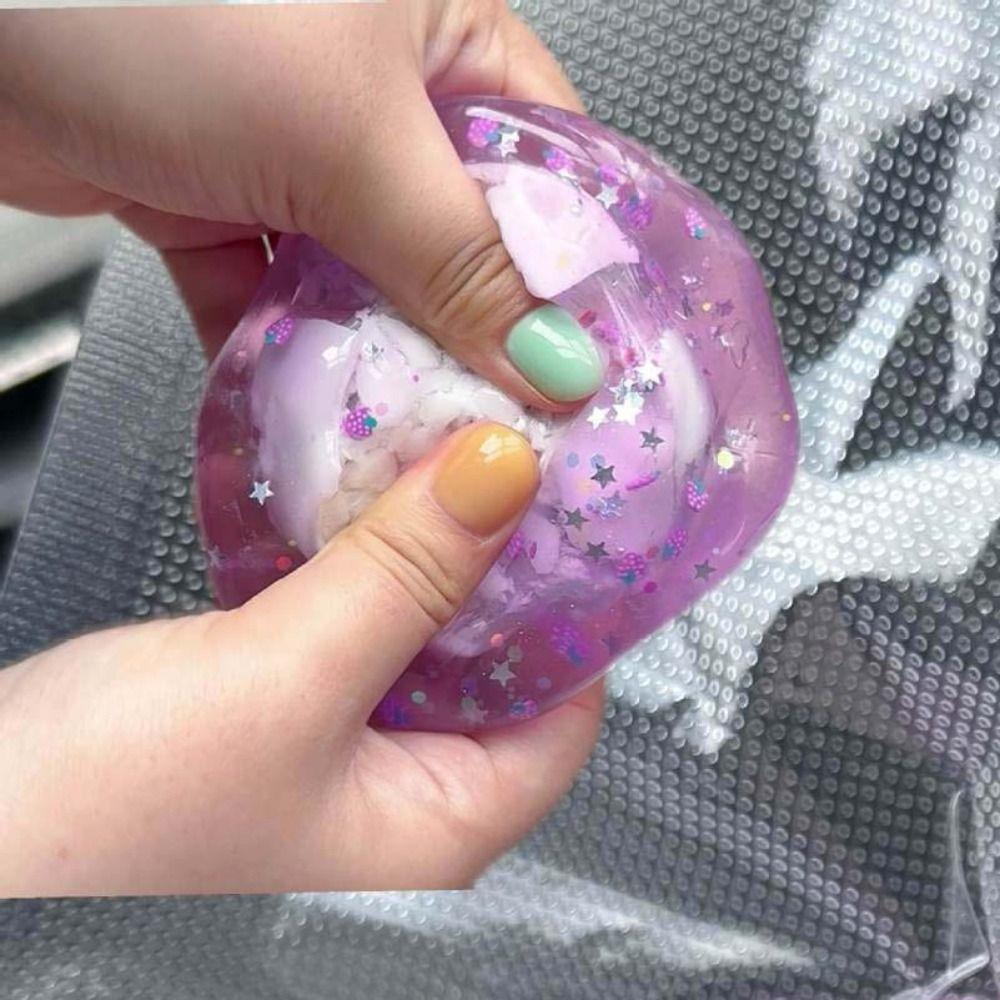 Satisfying Sound Crispy Squishy Ball Non-bounce Sensory Fidget Ball Children Gifts