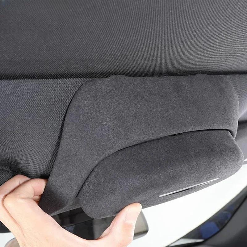 For LEADING IDEAL Li Lixiang L6 L7 L8 L9 2023 2022 Car Styling Sunroof Glasses Box Suede Sunglasses Storage Box Auto Accessories