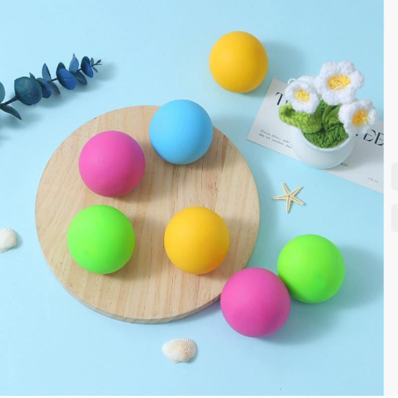 2 Pcs Colorful Fidget Stress Balls Soft Gel Filling Anxiety Relief Perfect For Work Study Home Daily Relaxation
