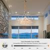 Modern Simple Living Room Crystal Chandelier