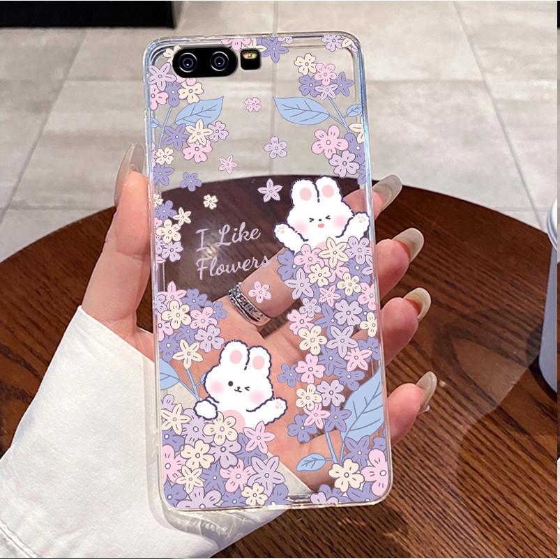 Case For Huawei P10 VTR-L09 VTR-L29 P10 Plus VKY-L09 VKY-L29 Casing Luxury Cute Love Rabbit Funny Clear Soft Silicone Phone Case