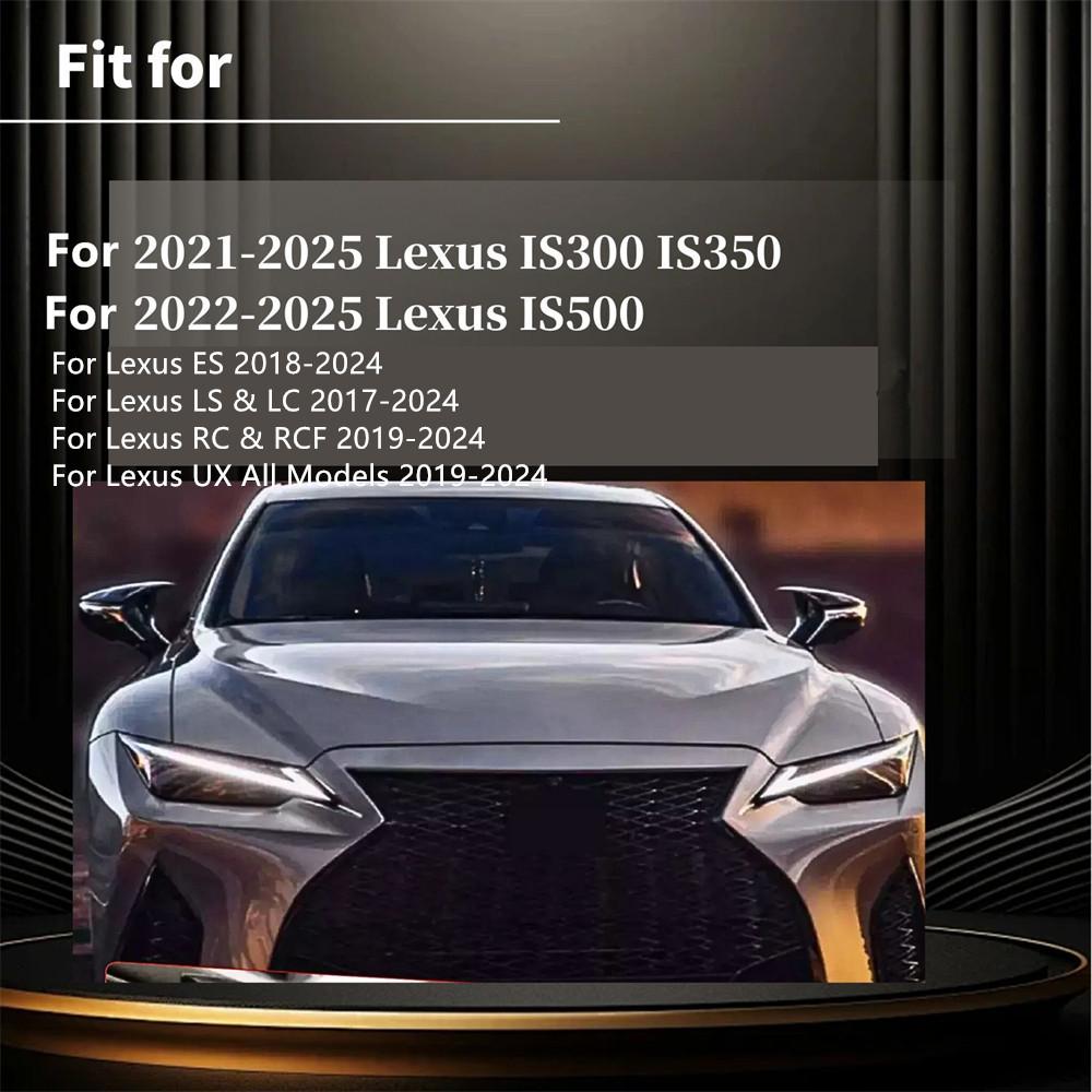 Carbon Fiber Texture M Style Mirror Cover Caps for 2021-2025 Lexus IS350