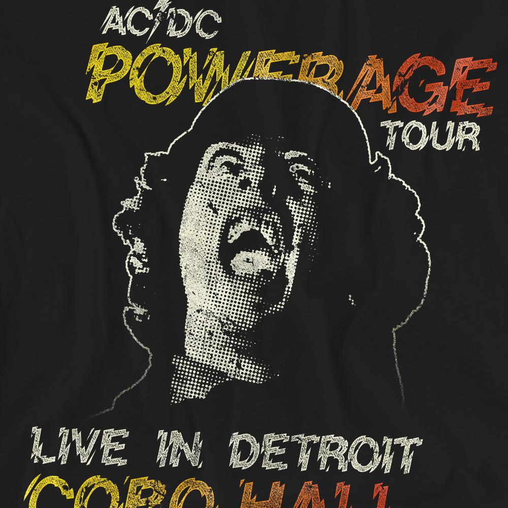 AC/DC Unisex Adult Powerage Tour T-Shirt