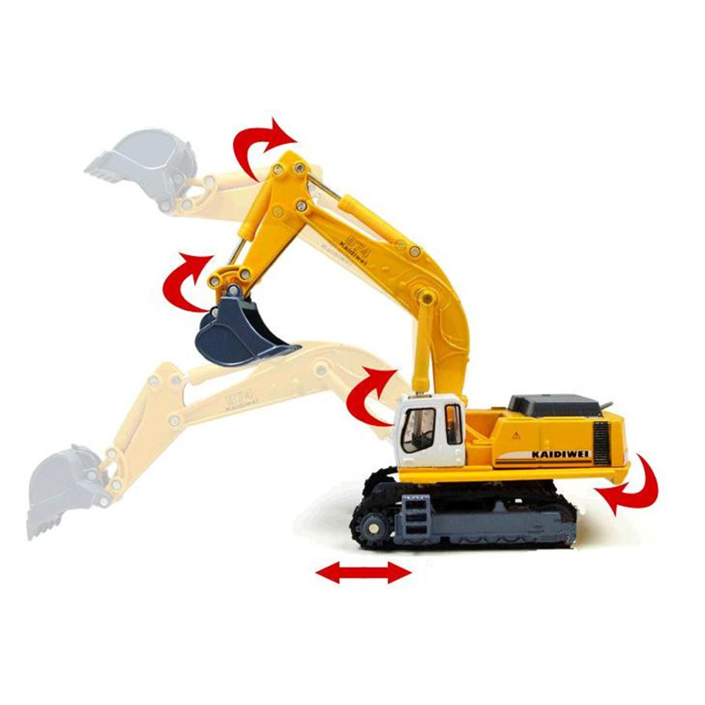 1/87 желтый экскаватор — фото 4