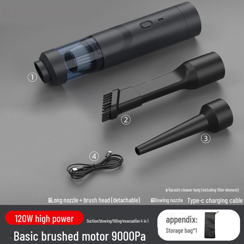 Dual-Purpose Wireless Car Vacuum & Pet Hair Remover with Suction and Blowing