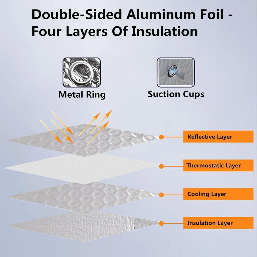 Perdeaua mașinii Anti-UV Capac parasolar pentru fereastră Parbriz Parasolar Pad izolator pentru Jeep Wrangler JL 2018-2023 Accesoriu interior