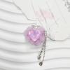Color-Changing Heart Flower Crown Bead Phone & Bag Chain Accessory