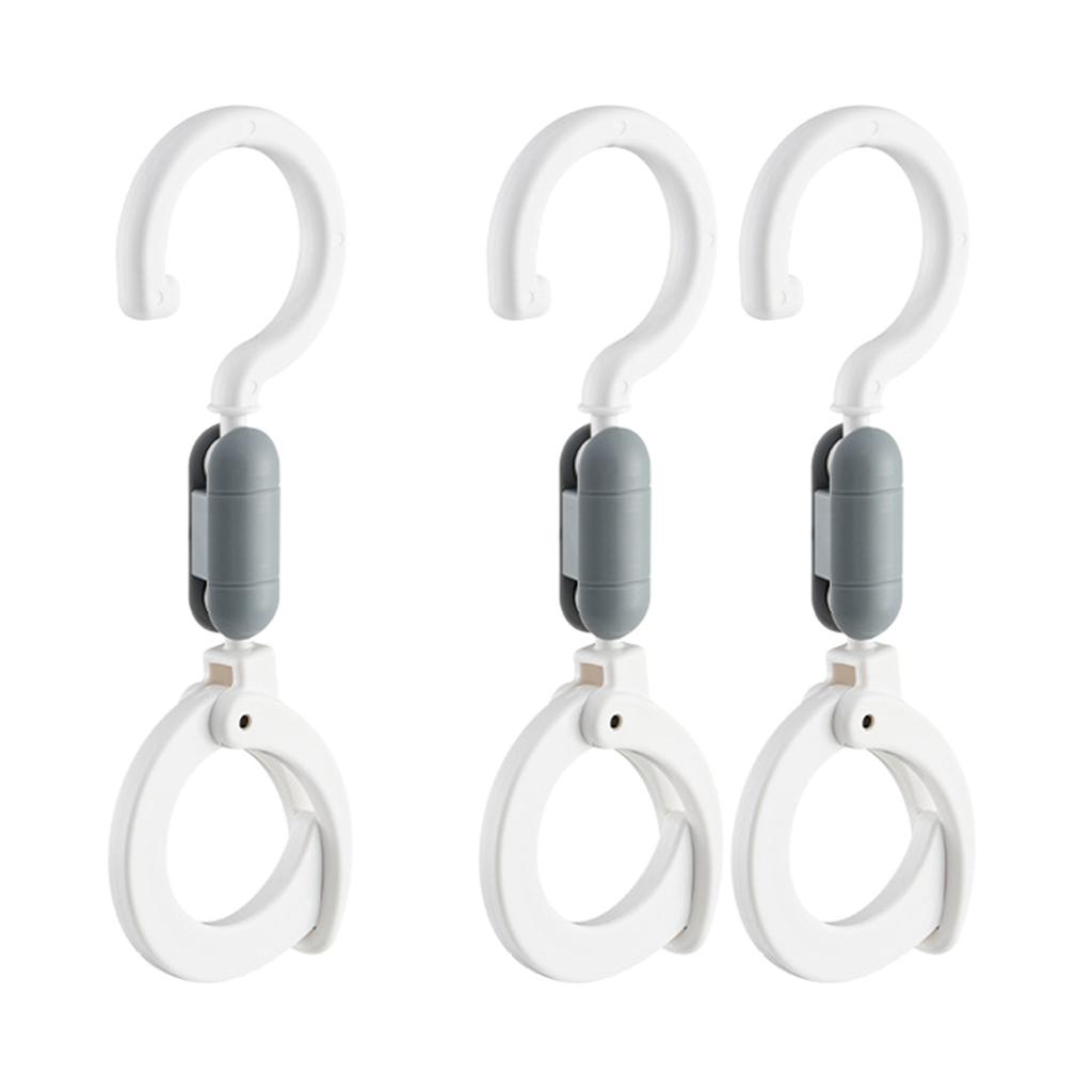 1/2 Stück Mommy Bag Haken Baby Kinderwagen Haken Clips 360 Grad Drehbar Haken Praktisches Kinderwagen Zubehör für Mama