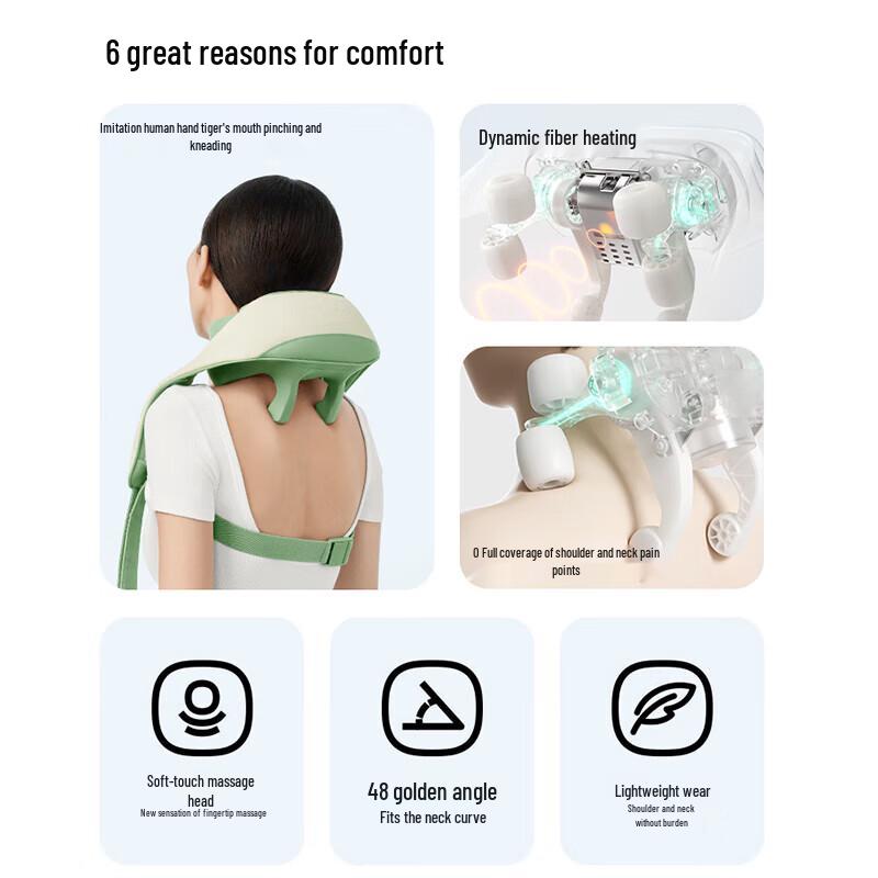 PGG M7 Hand-Pulled Neck & Shoulder Massager CN Plug (adapter Included)