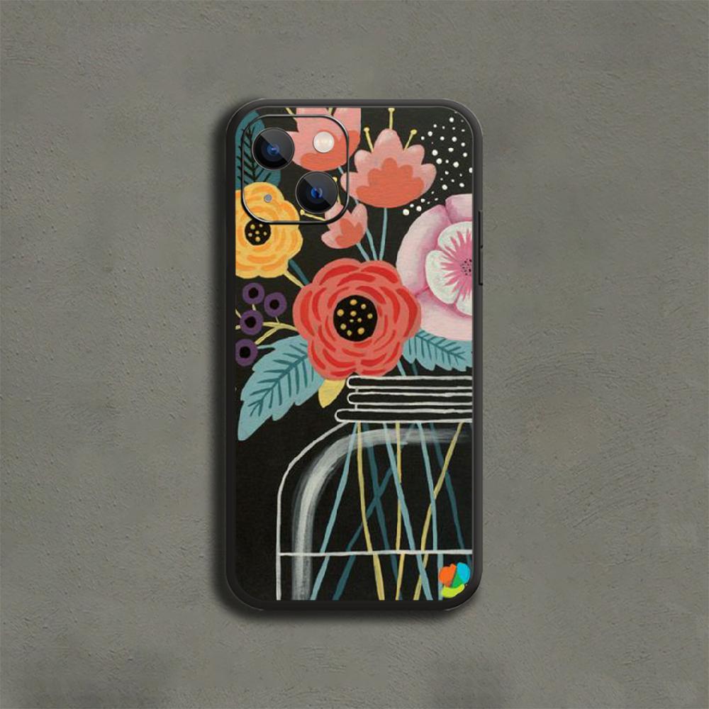 Elegante Vase Handyhülle für iPhone Samsung Galaxy Redmi Xiaomi Oppo OnePlus Note SA 7 8 9 10 11 12 13 14 20 21 22 23 53 54 Pro Max Plus Ultra