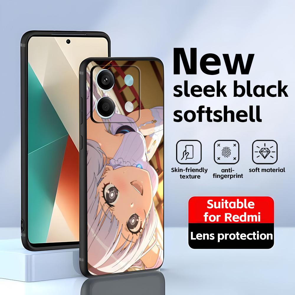 

Fate strange Fake Phone Case For Redmi Note 14 13 12 11 Pro Plus S 5G 14C A3 Soft Black Phone Cover Redmi 14C 4G