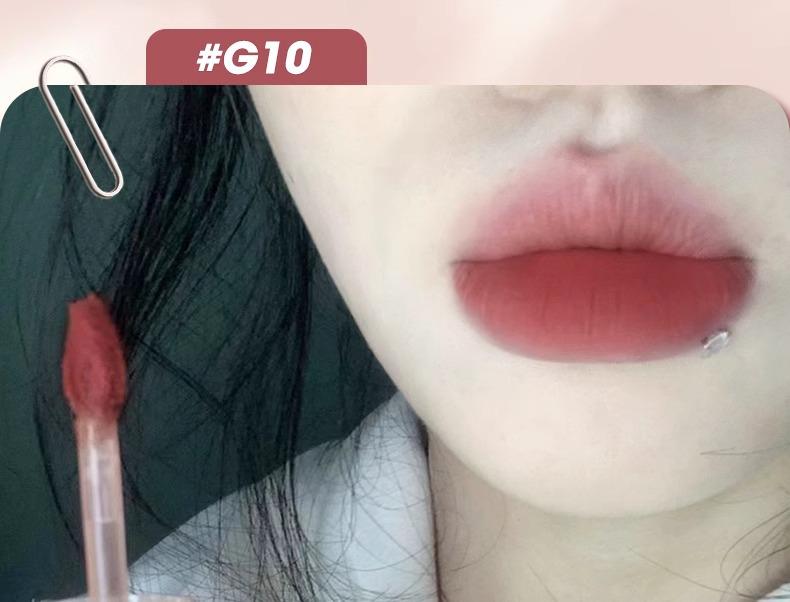 Gogotales Gogo Dance Collection Lip Mud G06 Nude Bean Paste Matte Lip Gloss