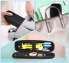 Black portable multifunctional EVA hard stationery storage box suitable for PEN stylus etc.