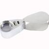 All-Metal 40x 25mm Jewelry Magnifier with LED & UV Light