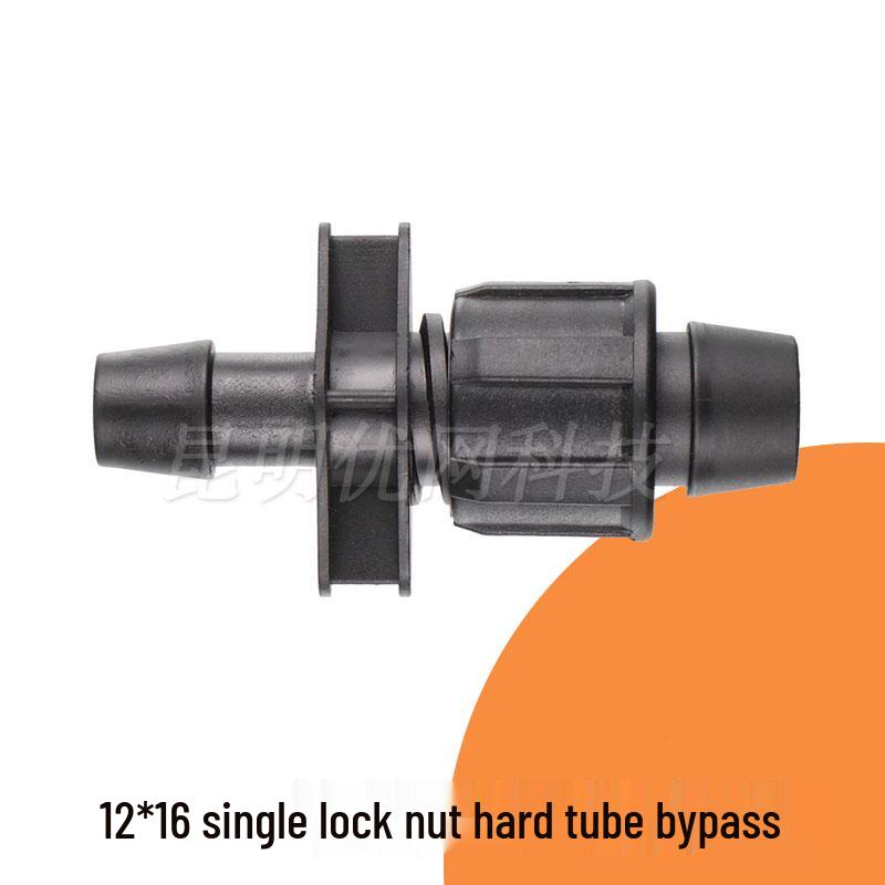 16mm Drip Tape Valve Connector with Locking Buckle Tee Fitting