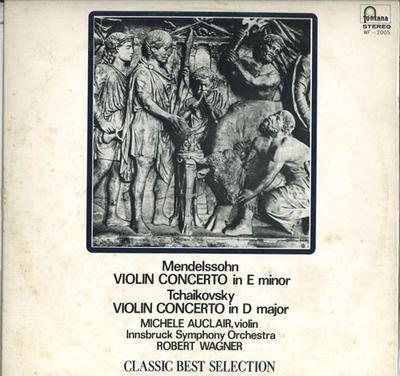 LP Record MICHELE AUCLAIR - Mendelssohn: Violin Concerto In E M WF2005 FONTANA Japan Classical Used