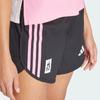 Adidas Shanghai Half Marathon Shorts Three Stripe Color Block Elastic Waist Straight Leg Running Shorts Women Shorts Black IX7772