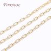Multi-types 14K Gold Plated Metal Chain Roll For Jewelry Making,Handmade DIY  Necklace Cable Chain Spool,Supplies For Jewelry