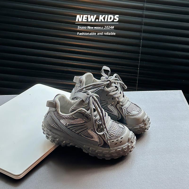 

Children s sports shoes spring and autumn 2025 new tank shoes girls dad shoes autumn boys durian tire net shoes 27