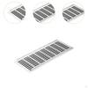 Door Vent Aluminum Alloy Efficient Interior Ventilation Grill for Cabinet Bathroom Kitchen