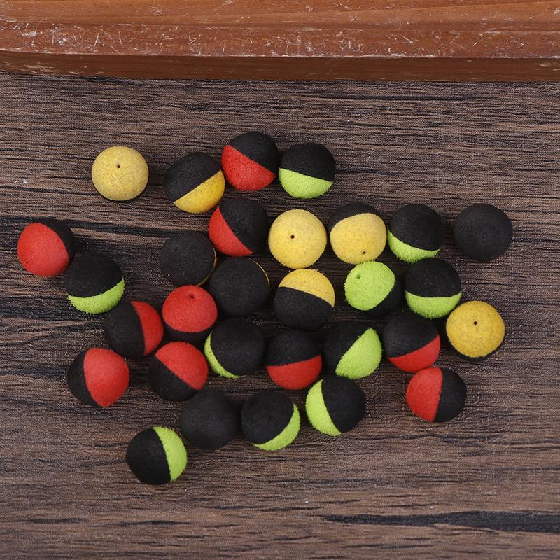10Pcs/Pack Carp Fishing Boilies Bait Duo Foam Up Boilies Ball Imitation Bait For Carp Hair Zig Rig Feeder Method Fishing Lures